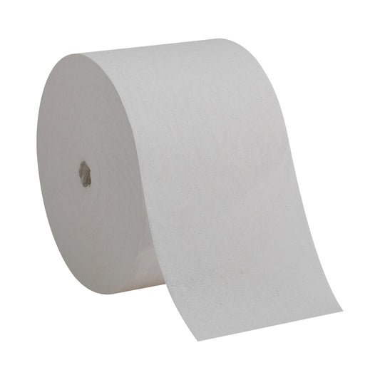 Georgia-Pacific Compact Coreless 1-Ply Recycled Toilet Paper, 3000 ft/Roll - 18 Pack