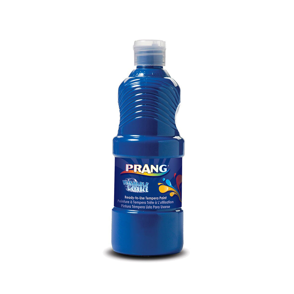 Peinture à la détrempe lavable Prang - 940 g - Bleu