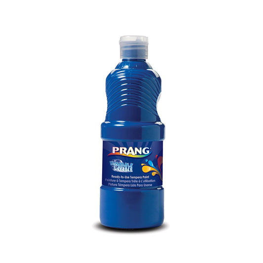 Peinture à la détrempe lavable Prang - 940 g - Bleu