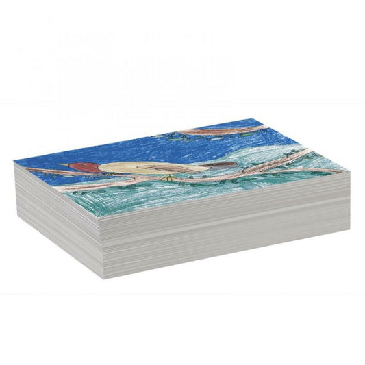 Pacon Drawing Paper, White, Standard Weight, 9" x 12", 500 Sheets
