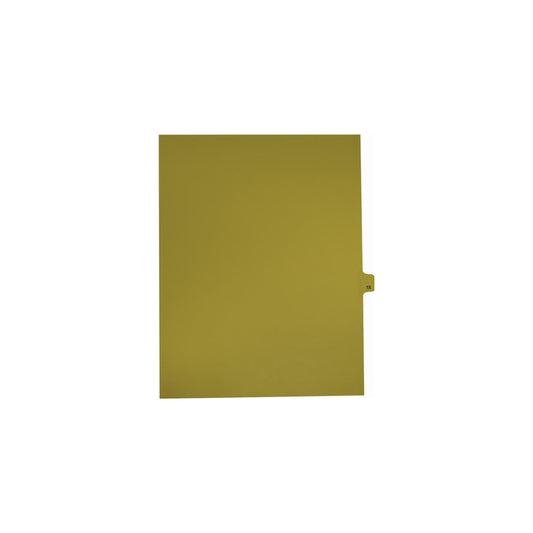 Onglets numériques Sterling Singles, n° 15, chamois, format lettre, coupe 1/25e, paquet de 25