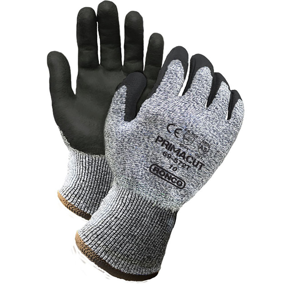 Gants Ronco PrimaCut - Gris - XL - 6 paires