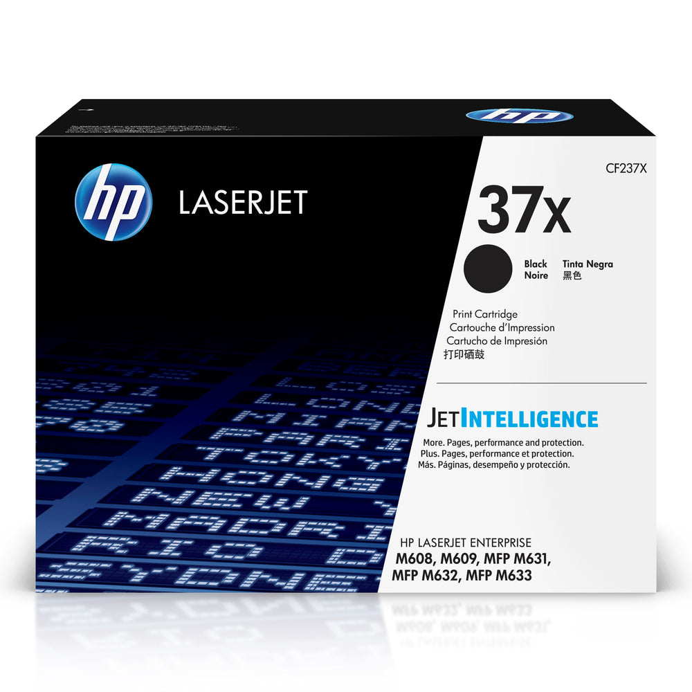 HP 37X (CF237X) Black High Yield Original LaserJet Toner Cartridge