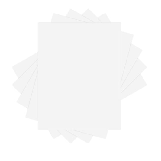 Lettermark Vellum Bristol Cover - 8.5" x 11" - Britewhite - 250 Sheets/Pack