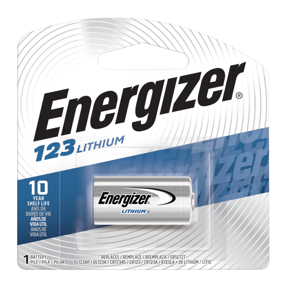 Pile photo au lithium Energizer 123