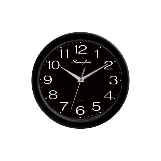 Swingline Black Fashion Wall Clock