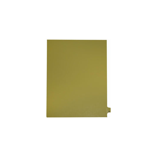 Onglets numériques Sterling Singles, n° 24, chamois, format lettre, coupe 1/25e, paquet de 25