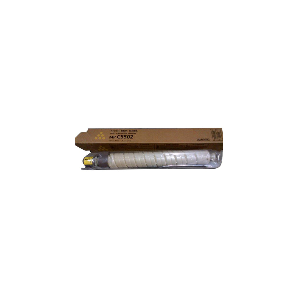 Cartouche de toner Ricoh MPC5502 pour imprimante MPC4502, rendement de 22 500 pages, jaune