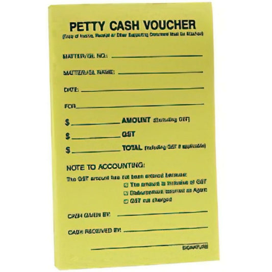 Supreme Lawyer's Petty Cash Voucher Pad