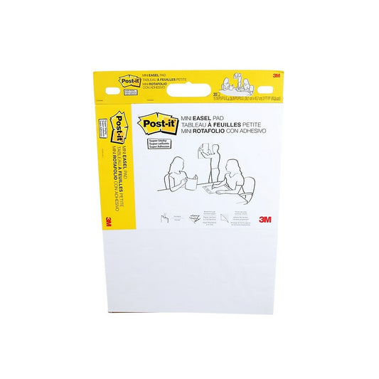 Post-it Mini Easel Pad, 15" x 18", 20 Sheets/Pad