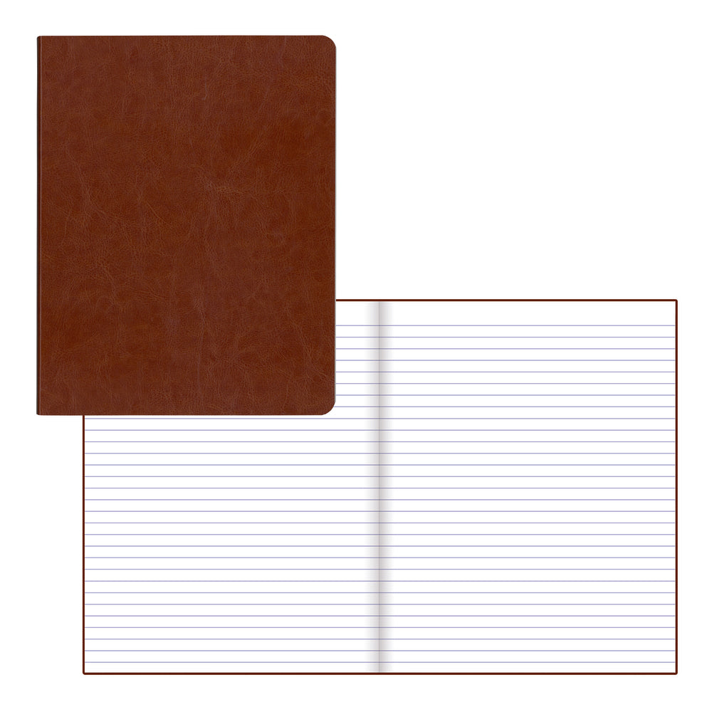 Carnet de notes Blueline Flexi similicuir - 9-1/4" x 7-1/4" - 144 pages - Marron