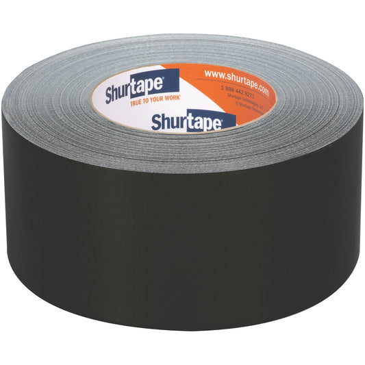 Shurtape PC 618 Performance Grade - Cloth Duct Tape - 72 mm W x 55 m L - Black