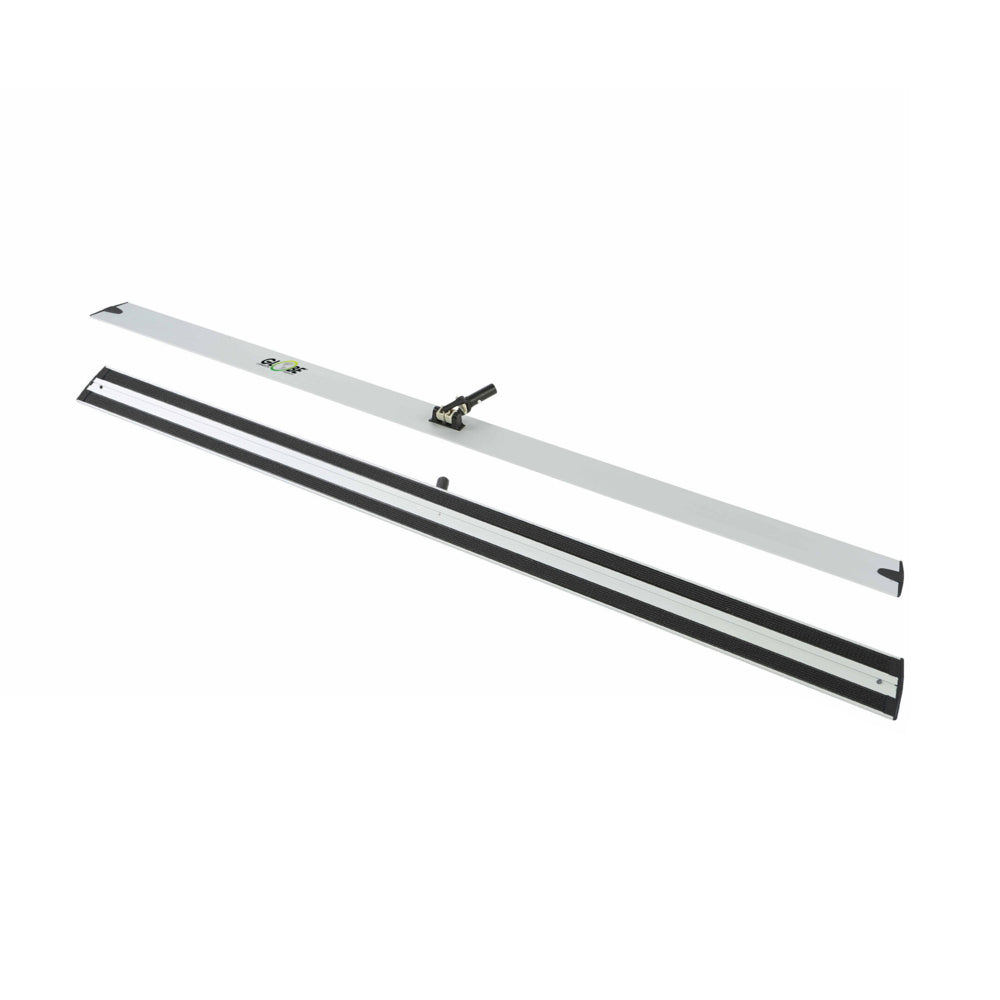 Globe Commercial Microfibre Frame - 60" L X 3.25" W - Silver
