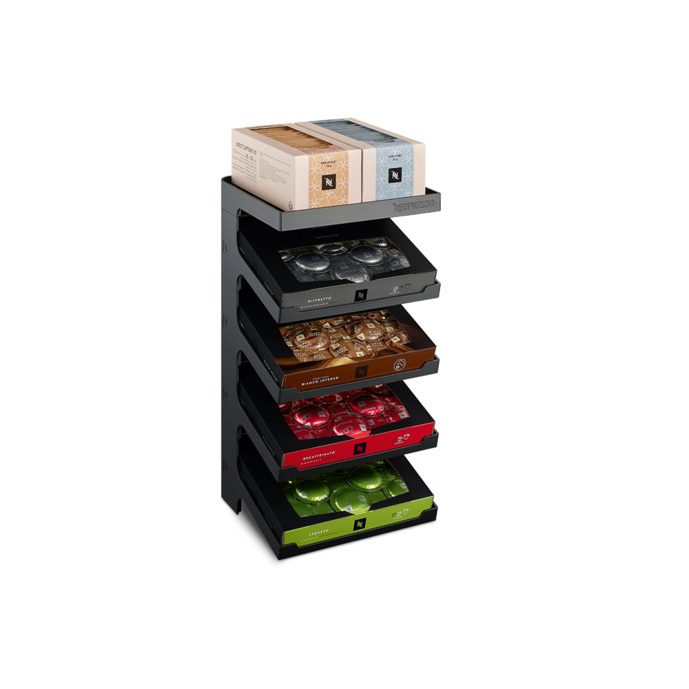 Rangement à plusieurs niveaux des capsules Nespresso Pro