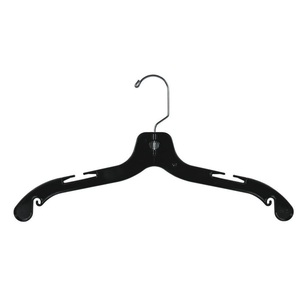 Cintres épais Eddie's Hang-Up Display Ltd. - 17" - Noir - Paquet de 100
