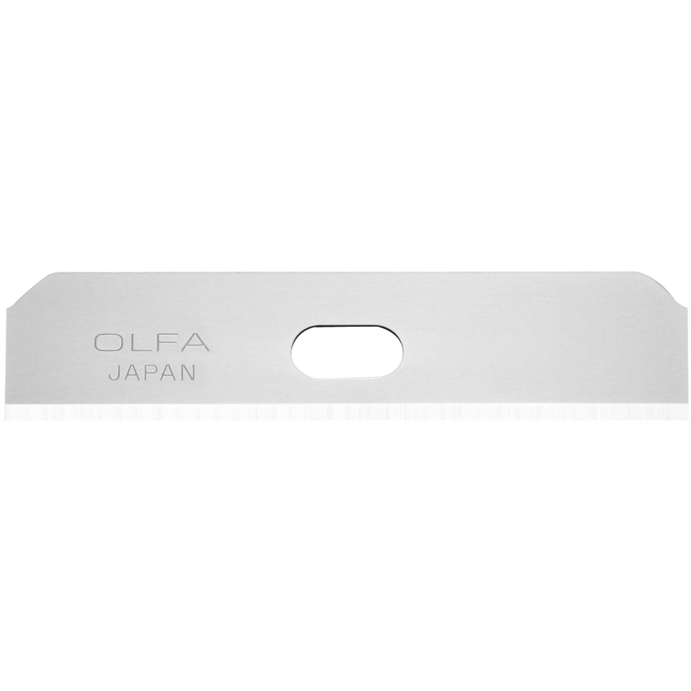 OLFA SKB-7 Dual-Edge Safety Blade with 90-Degree Edge for SK-7 - Silver - 10 Pack
