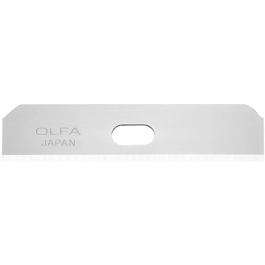 OLFA SKB-7 Dual-Edge Safety Blade with 90-Degree Edge for SK-7 - Silver - 10 Pack