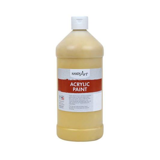 Handy Art Acrylic Paint, Yellow Oxide, 946ml.