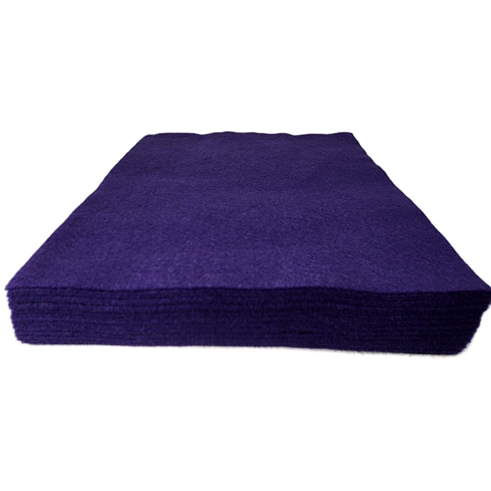 Multifeutre Craft Felt - 23cm x 30cm - Purple - 25 Pack