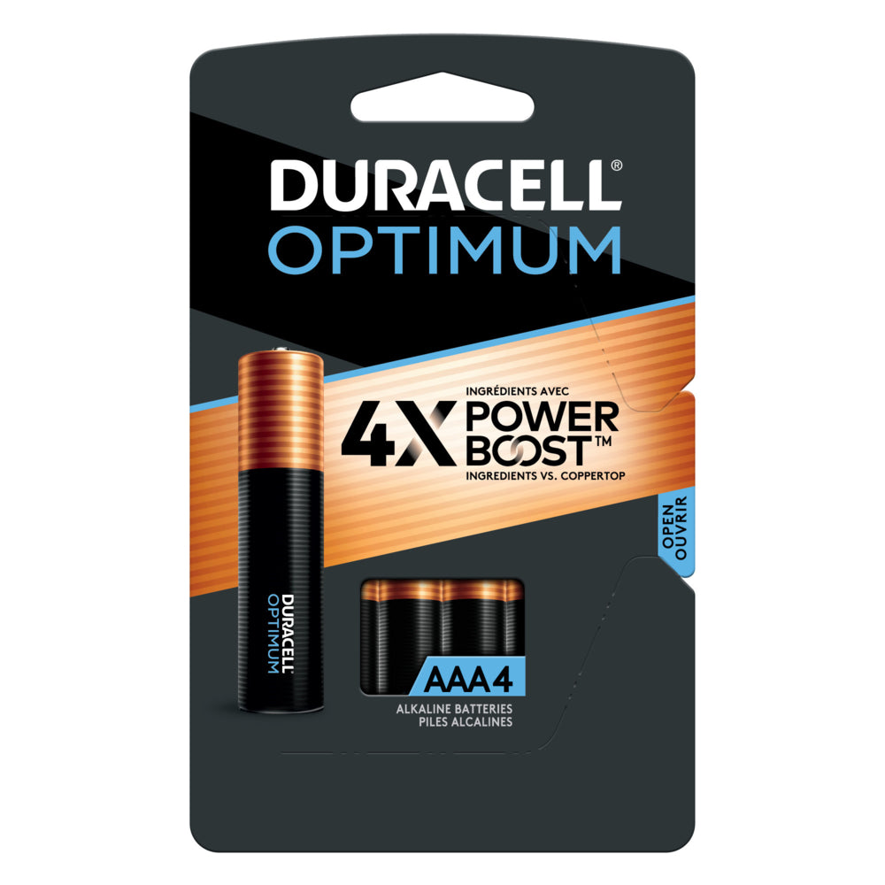 Duracell Optimum AAA Batteries - 4 Pack