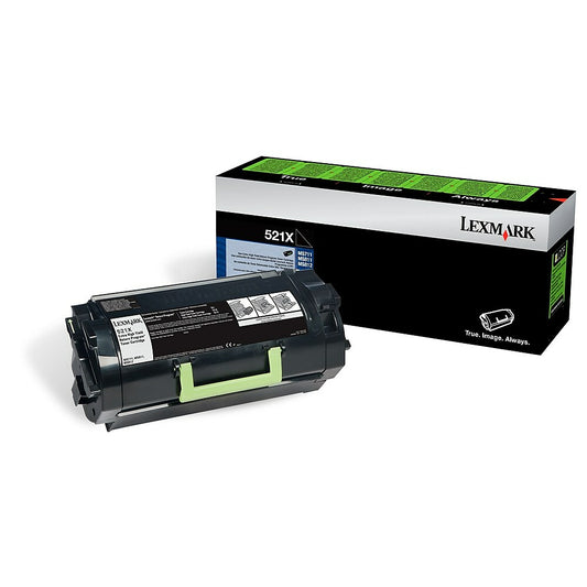 Cartouche de toner noir Lexmark 521X à retourner - Très haut rendement (52D1X00)