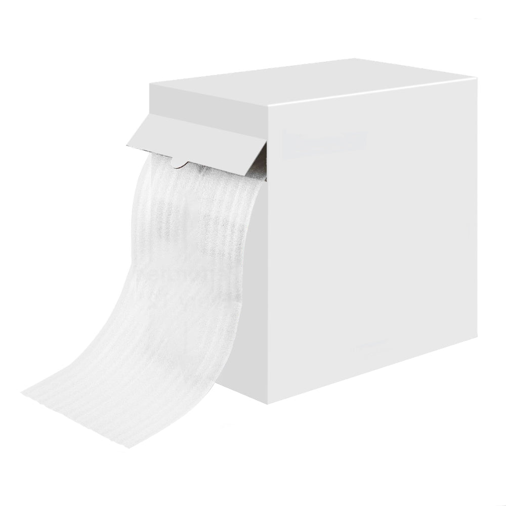 Distributeur de mousse poly Canpaco - 12 po l x 350 pi L - 1/16 po d'épaisseur