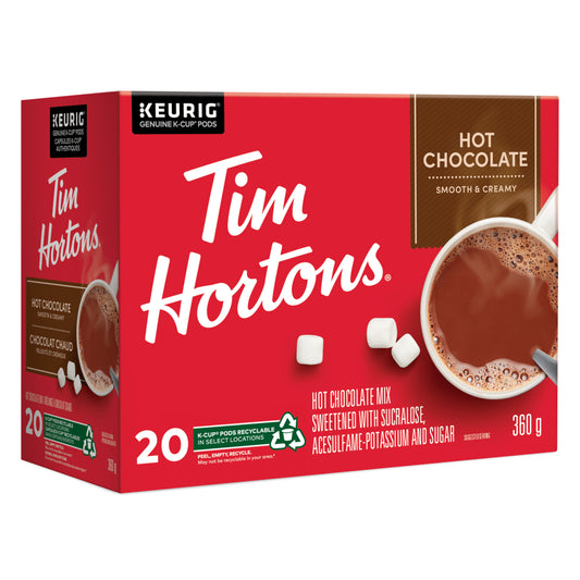 Tim Horton's Hot Chocolate K-Cups - 20 Pack