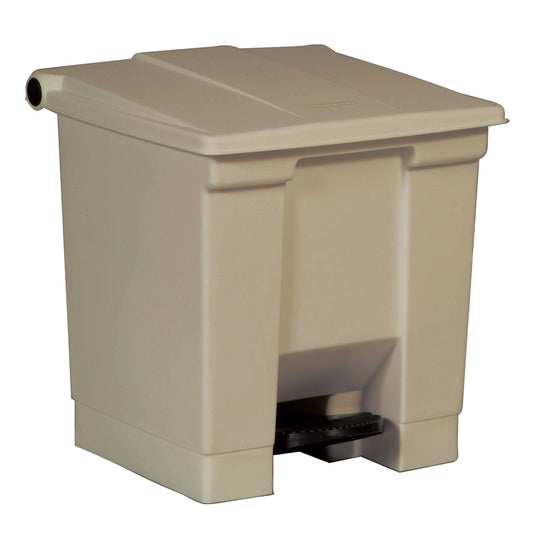 Rubbermaid Slim Jim Step-On Container - 30 Litres - Beige