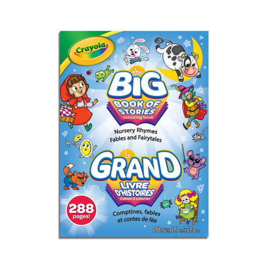 Crayola Big Book of Stories Colouring Book - 288 Pages