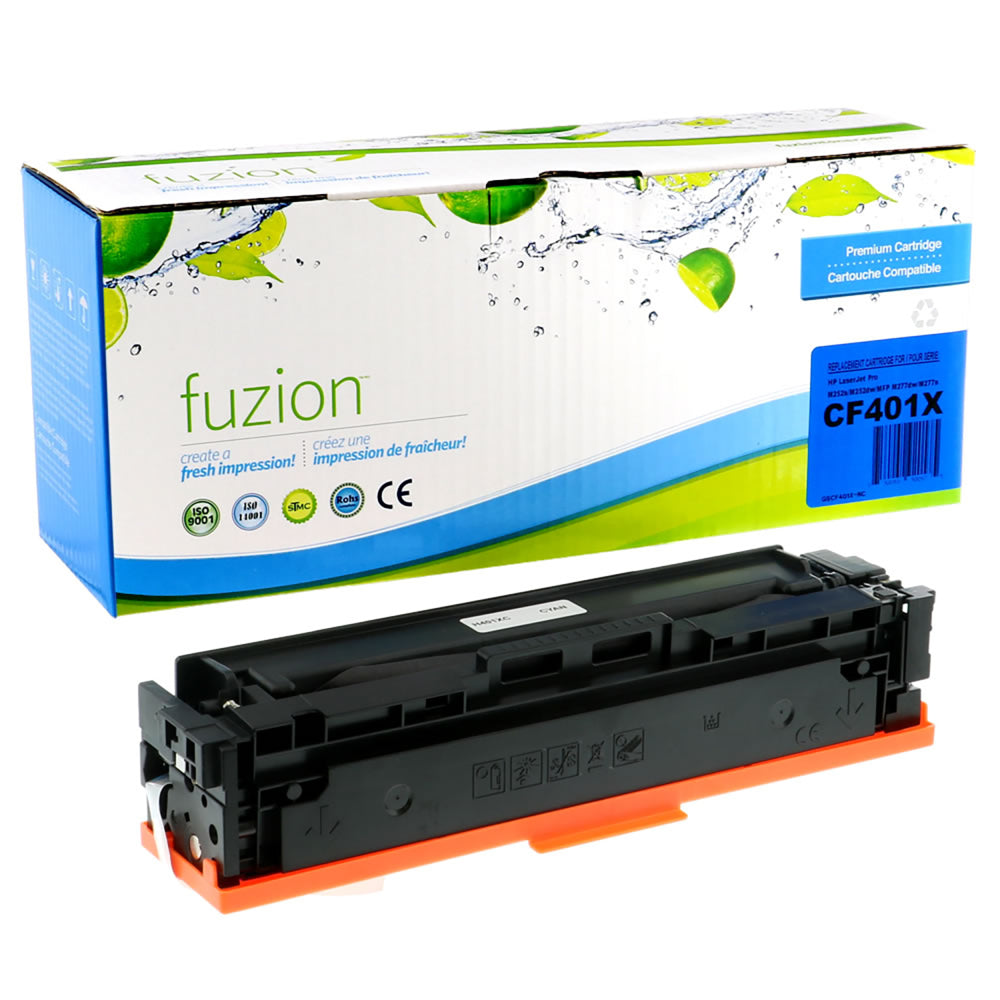 fuzion HP 201X Compatible Toner Cartridge - High Yield - Cyan