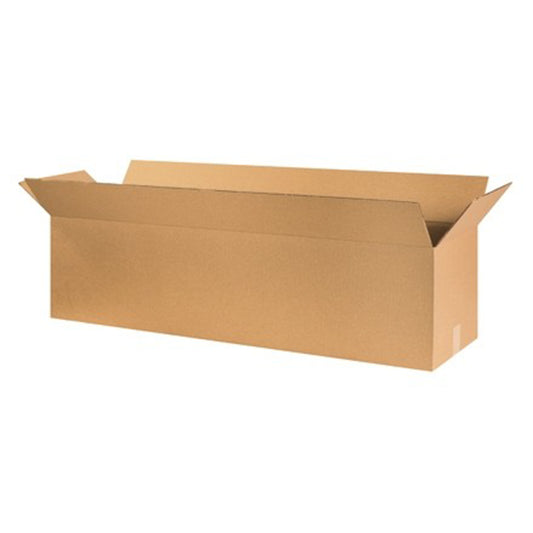 Boîte en carton ondulé Crownhill SupplyOne - 183 cm x 30,5 cm x 7,6 cm - 32ECT - Lot de 10