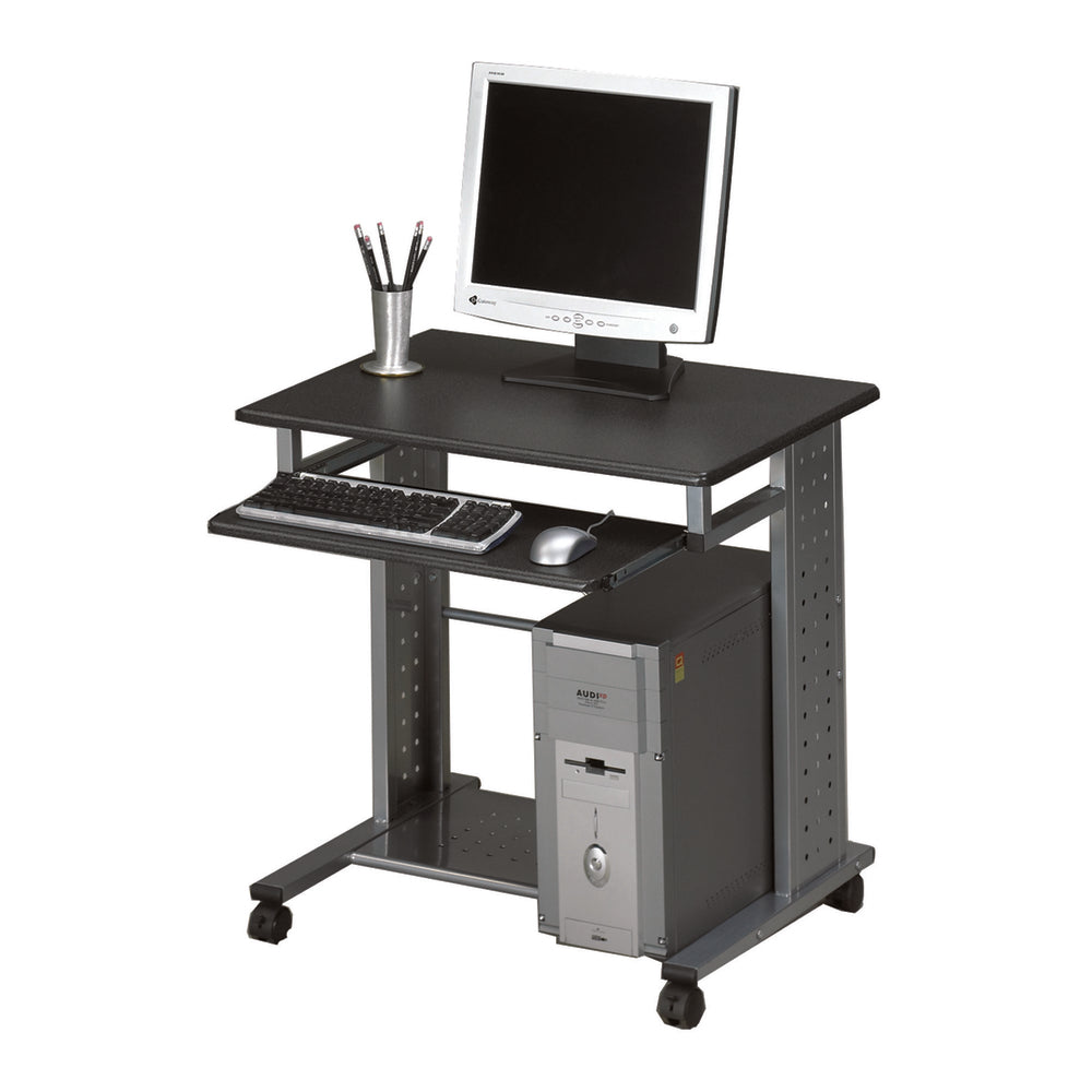 Bureau d'ordinateur mobile Safco Eastwinds Empire 30" de largeur - Anthracite