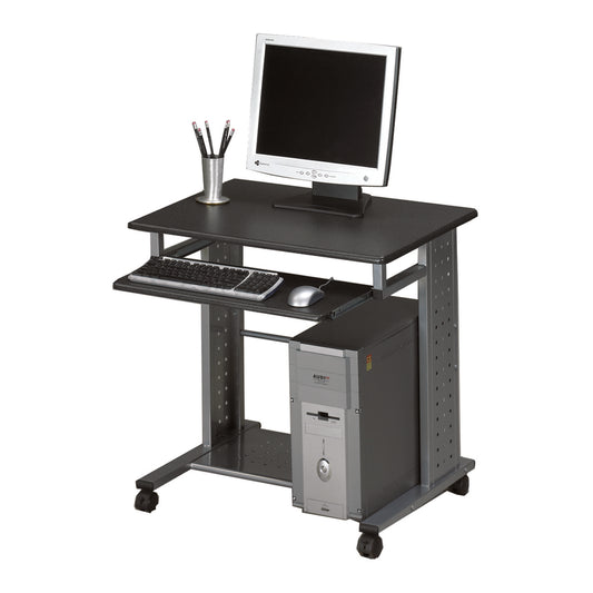 Bureau d'ordinateur mobile Safco Eastwinds Empire 30" de largeur - Anthracite