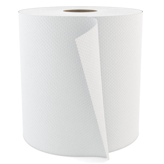 Cascades Pro Select High-Capacity Roll Paper Towel - 1-ply - 7.875" W x 800' L - White - 6 Pack
