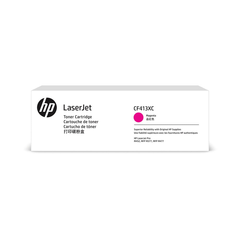 Cartouche de toner HP 410X magenta LaserJet d'origine - Rendement élevé (CF413X)