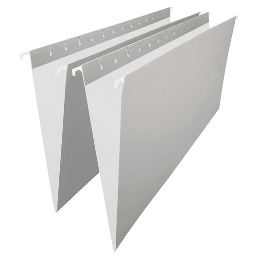 Chemises suspendues Staples grises - Format légal - Paquet de 25