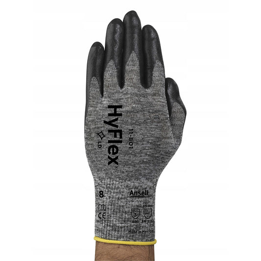 Ansell HyFlex 11-801 Industrial Safety Gloves - Size 11 - 12 Pack