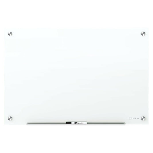 Quartet Brilliance Magnetic Glass Dry-Erase Board - 8' x 4'