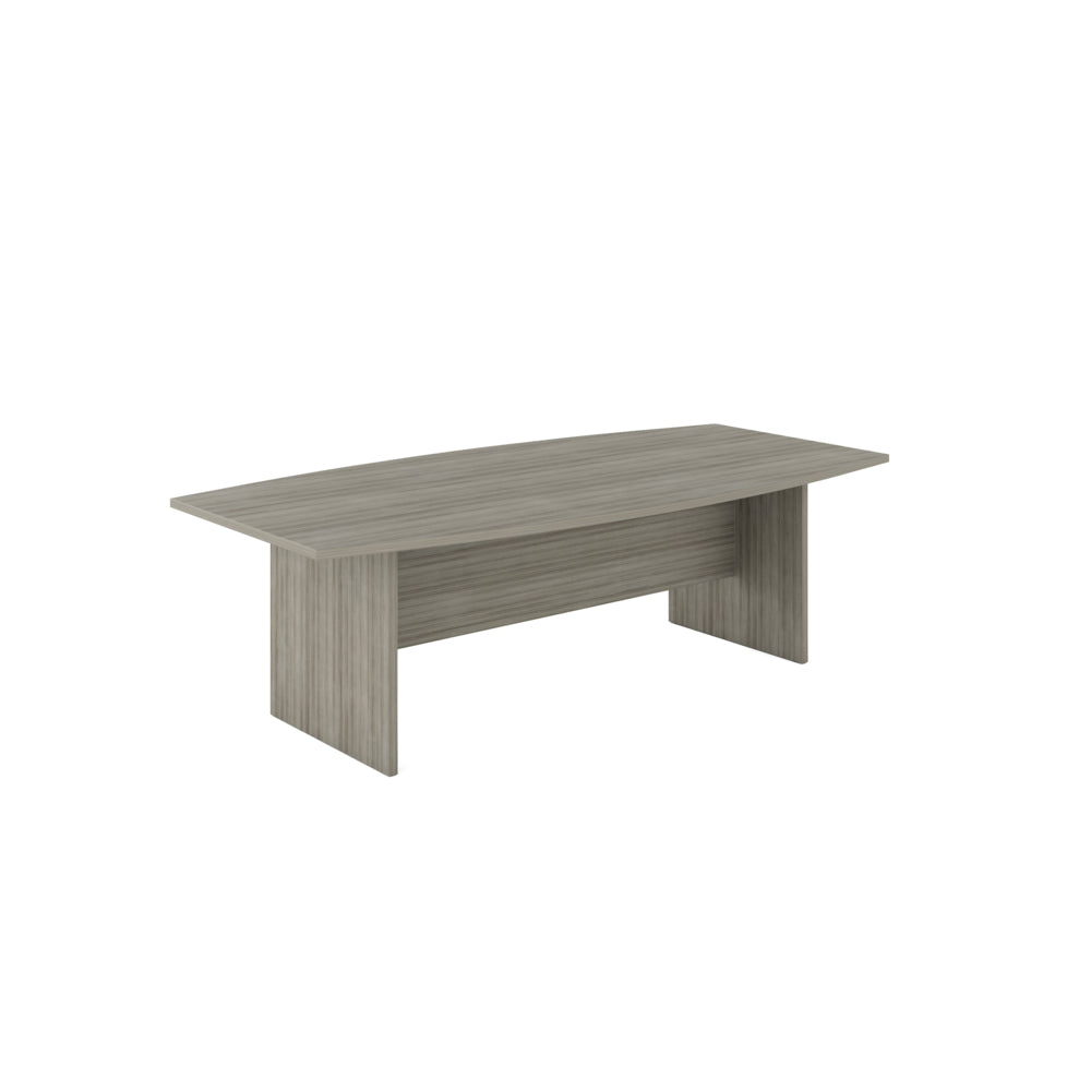 Offices to Go Newland Boat Shaped Boardroom Table - 96" - Light Grey