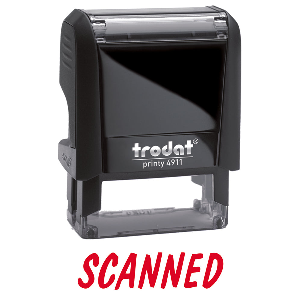 Trodat Printy 4911 Climate Neutral Self-Inking Stamp  - "SCANNED"