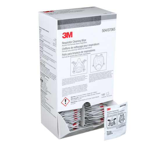 Lingettes nettoyantes pour respirateurs 3M, paquet de 100