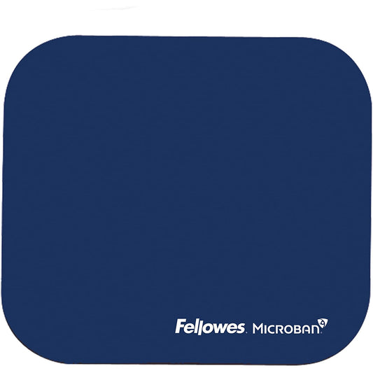 Fellowes Microban Ultra Thin Mouse Pad - Navy
