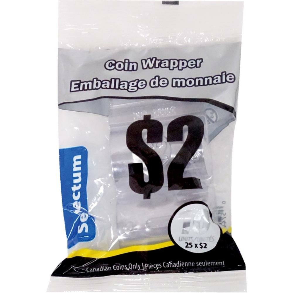 Selectum Plastichange $2 Coin Wrappers - Pack of 10
