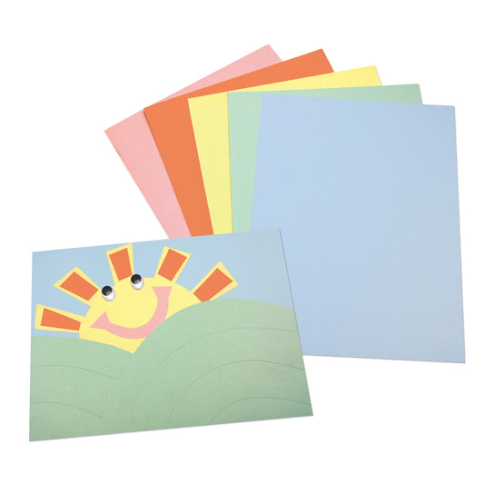 Pacon Pastel Tagboard, Assorted Colours, 22.9cm x 30.5cm, 100 Sheets/pkg