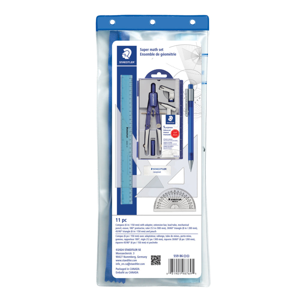 Coffret Super Math Staedtler 7 pièces