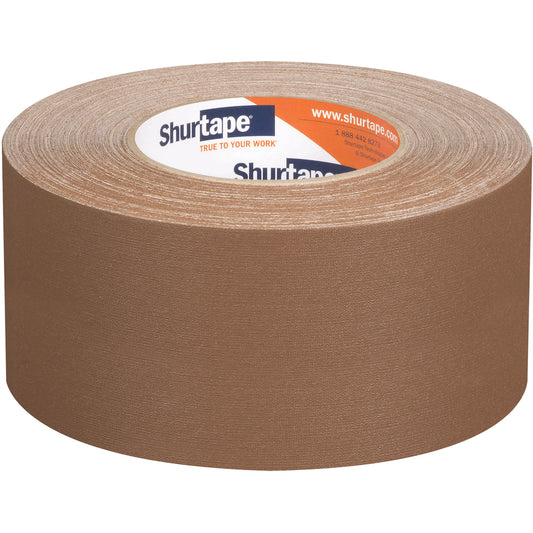 Shurtape P 628 Professional Grade - Gaffer's Tape - 72 mm W X 50 m L - Brown