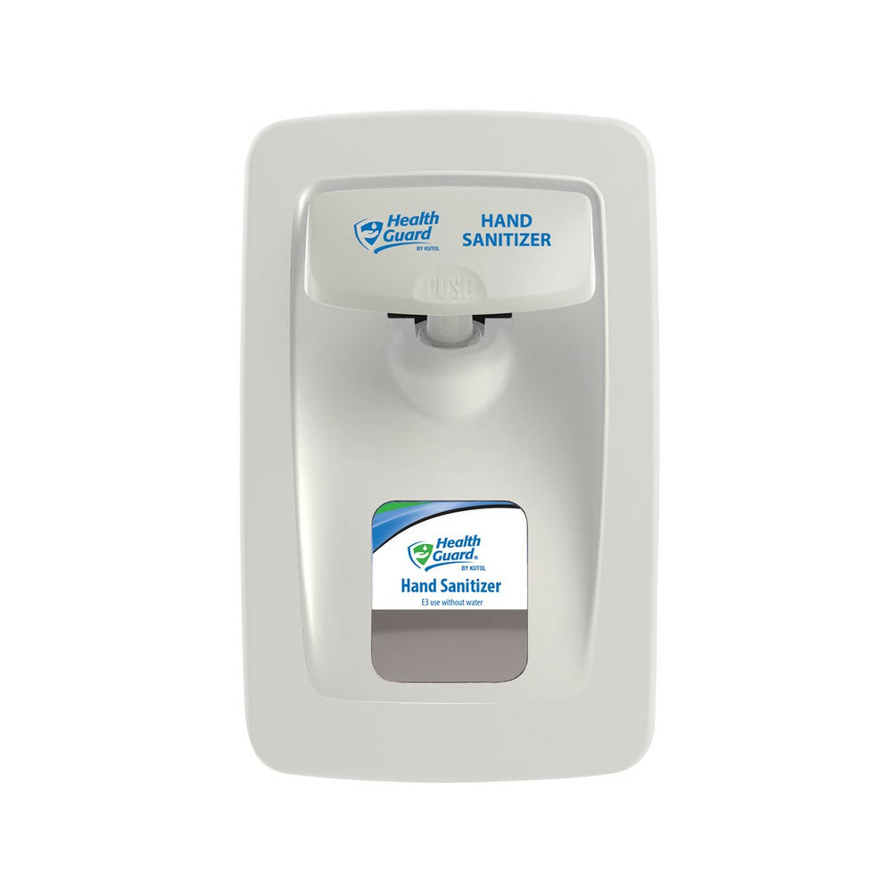 Distributeur manuel de désinfectant pour les mains Kutol Designer Series Health Guard - Blanc