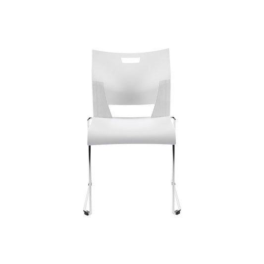 Global Duet Armless Stacking Chair - Ivory Clouds