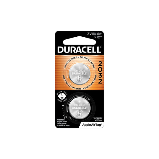 Pile bouton au lithium Duracell 2032 3 V (lot de 2)