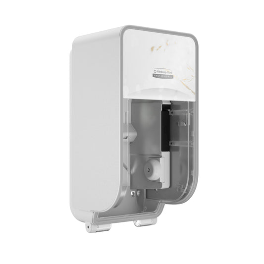 Kimberly-Clark Professional ICON Coreless Standard Roll Toilet Paper Dispenser 2 Roll Vertical - Cherry Blossom Design Faceplate